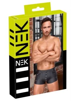 NEK Men's Matte Look Pants S Black with D-Ring Front Pockets