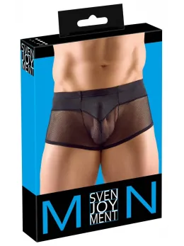 Svenjoyment Men's Black Pants M - Stretch Microfibre & Mesh Design