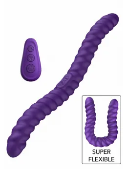 She.E.O Dual-Sided Flexible Vibrator Spiral Texture USB Waterproof