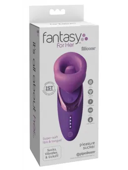 Fantasy For Her Pleasure Sucker Intimate Device Purple 17.8cm