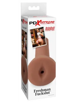 Freshman анатомичен мастурбатор, кафяв, 13,5 см