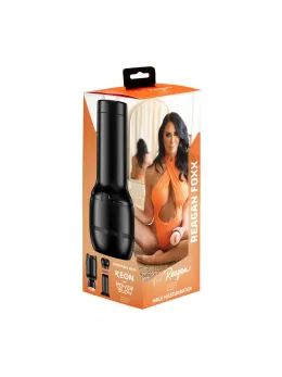 Kiiroo Feel Reagan Foxx Black - Personalized Interactive Sleeve