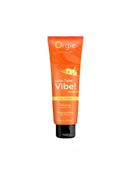 Orgie Lube Tube Vibe Pina Colada Flavored Intimate Gel 100ml