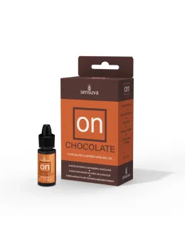 Sensuva ON Chocolate Arousal Oil 5ml - Chocolate Flavored Stimulation Formula