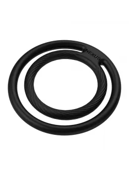 Nexus Double Enduro Silicone Dual Support Ring Black Universal