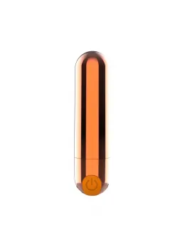 Power Bullet мини вибратор, розово злато, 10 режима, водоустойчив, 8 см