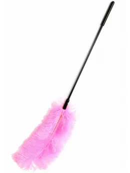 HIDDEN DESIRE Double Feather Tickler Black - Dual Natural Feather Wand