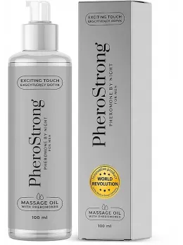 PheroStrong By Night Massage Oil for Men 100ml - Fragrance with Pheromones