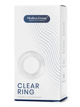Medica-Group Clear Intimate Support Ring, Flexible TPR, 2 cm Inner Diameter
