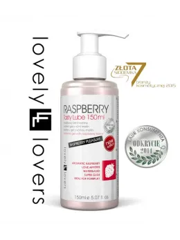 Lovely Lovers Oral Gel Raspberry Flavour 150ml Warming Sensation Vegan