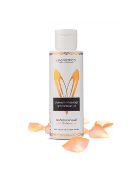 MAGNETIFICO Sandalwood Premium Massage Oil 100ml - Natural Vegan Formula