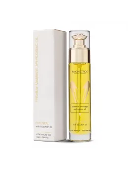 MAGNETIFICO Oriental Aromatic Massage Oil Premium 50ml Vegan Glass Bottle