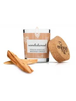 Magnetifico Sandalwood Body Massage Candle with Pheromones 70ml, Long Burn