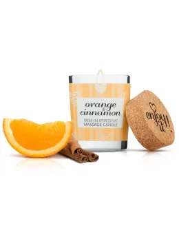 Magnetifico Candle Massage Oil 70ml with Pheromones - Orange & Cinnamon Aroma