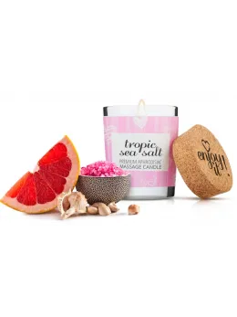 Magnetifico Tropic Sea Salt Massage Candle 70ml - Pheromone Scented, Long-Burning
