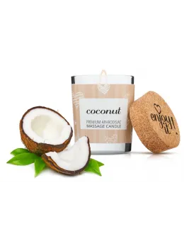 Magnetifico Candle Body Massage Oil 70ml with Pheromones - Coconut Scent