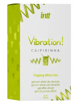 intt Vibration! Caipirinha 15ml Stimulating Gel with Fruity Aroma
