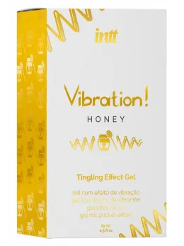 intt Vibration! Honey 15ml Stimulating Gel with Warming Effect