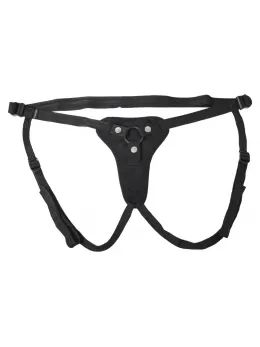 Sportsheets Hidden Pocket Strap-On Set with Remote Vibrator, Black