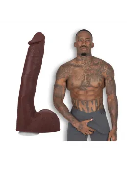 Doc Johnson Pressure ULTRASKYN Dual Density Model 25cm Chocolate