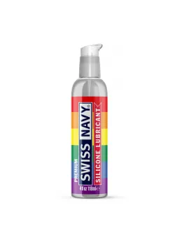 Swiss Navy Silicone Lubricant Pride Edition 118ml Leak-Proof Pump