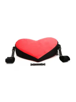 Sportsheets Bondage Love Pillow Black/Red - Ergonomic Positioning Support
