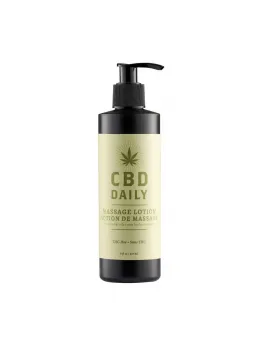 CBD Daily Massage Lotion 237ml - Hemp Oil & Mint Scented Formula