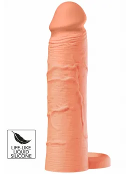 INFERNO by HIDDEN DESIRE Liquid Silicone Extension Sleeve 18 cm with Ring