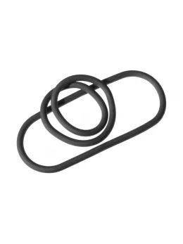 Perfect Fit Silicone Slim Adjustable Wrap Ring 9/22cm - Flexible Support Strap