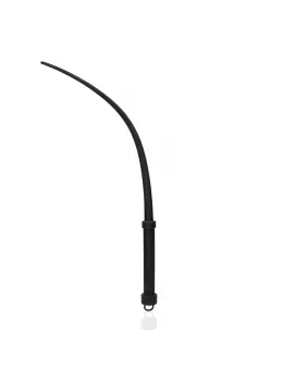 EasyToys Silicone Impact Tail Whip Black - Flexible Precision Model