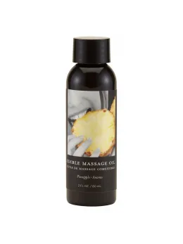 Earthly Body Pineapple Edible Massage Oil 60ml - Nourishing Formula