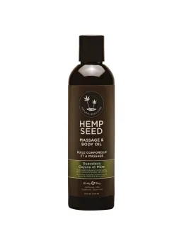 Earthly Body Guavalava Massage Oil 236ml - Nourishing Botanical Formula