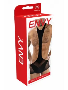 ENVY Stealth Sling Bodysuit Black OS - Athletic Minimalist Design