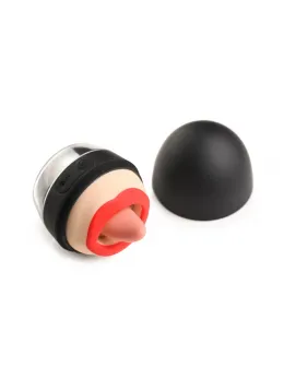 XR Brands Lickgasm Intimate Tongue Simulator, Waterproof, Red, USB