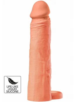 INFERNO by HIDDEN DESIRE Liquid Silicone Extension Sleeve 20 cm with Ring
