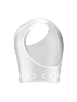 Shots No.45 Silicone Support Ring with Dual Ball Strap Black