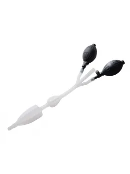CleanStream Silicone Double Bulb Intimate Cleansing Catheter 35cm