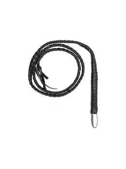Ouch! Twisted Whip Braided Premium Bonded Leather Black 70cm