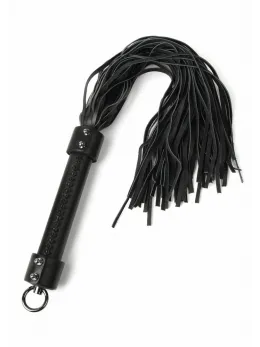 Hidden Desire Genuine Leather Whip 55cm - Premium Black Impact Tool