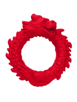 Blush Novelties Rise of the Dragon Silicone Ring Red - Flexible Design