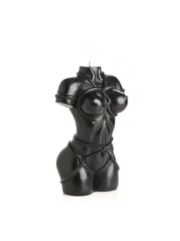 Bound Goddess Black Drip Wax Candle - Decorative Intimate Accessory