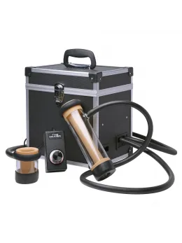LoveBotz The Milker Automatic Suction Machine with Dual Cylinders, Black