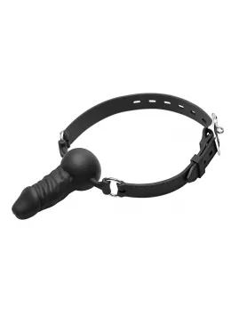 Suppressor силиконов гег с регулируеми каишки, черен