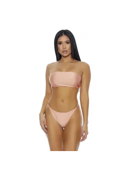 Forplay San Luis Bandeau Bikini Set XL - Trendy Two-Piece Swimwear