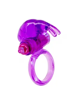 Ultra Soft Vibrating Jelly Rabbit Ring by ToyJoy - Flexible Silicone, Clear