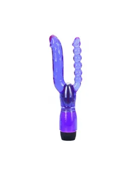 You2Toys Double Function Flexible Silicone Vibrator Pink 20 cm