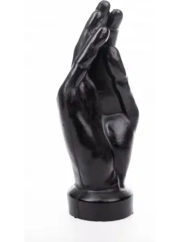 Hung System Hello Hand-Shaped Plug 23.7 cm x 9 cm Suction Base Black