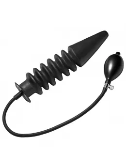 Master Series Accordion Inflatable Plug XL - Adjustable Size Black