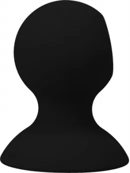 Doc Johnson Silicone Suction Cups for Nipple Stimulation - Pair, Black